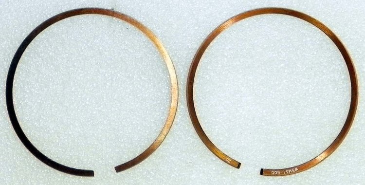 WSM Off Road Piston Rings Piston Rings Suzuki 250 Quadracer 87-92 .25mm Over - 51-600-04