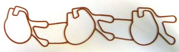 WSM MAR Gaskets & Orings O-Ring Intake Johnson / Evinrude 150 / 175 Hp 60 Degree 94-06 - 515-43