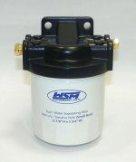 WSM MAR Fuel Water Separators Fuel / Water Seperator Kit Mercury / Mercruiser 10 Micron 1/4 npt - 600-440K