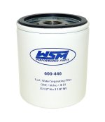 WSM MAR Fuel Water Separators Fuel / Water Separator Johnson / Evinrude / OMC 75 - 300 Hp 10 Micron - 600-446