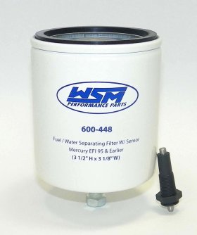 WSM MAR Fuel Water Separators Fuel / Water Separator Mercury / Mariner 150 - 250 Hp 10 Micron w/ Electric Sensor - 600-448 WSM MAR Fuel Water Separators Fuel / Water Separator Mercury / Mariner 150 - 250 Hp 10 Micron w/ Electric Sensor - 600-448