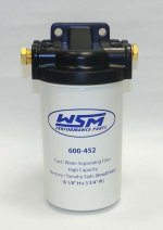 WSM MAR Fuel Water Separators Fuel / Water Separator Kit Yamaha 10 Micron 3/8 npt - 600-452-01K