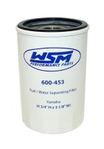 WSM MAR Fuel Water Separators Fuel / Water Separator Yamaha 9.9 - 115 / 350 - 660 / 1000 / 1100 - 10 Micron - 600-453