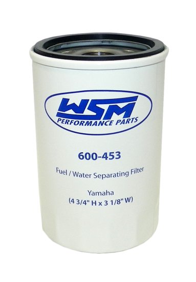 WSM MAR Fuel Water Separators Fuel / Water Separator Yamaha 9.9 - 115 / 350 - 660 / 1000 / 1100 - 10 Micron - 600-453