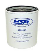 WSM MAR Fuel Water Separators Fuel / Water Separator Mercury / Honda / Suzuki / Yamaha 135 - 350 Hp Drain Bowl Type - 600-454