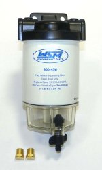 WSM MAR Fuel Water Separators Fuel / Water Separator Kit Mercury / Yamaha 1/4 npt - 600-456K