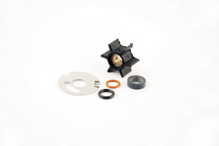WSM MAR Water Impeller Parts Water Pump Service Kit Mercury 4 - 9.8 Hp - 725-350