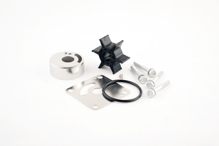 WSM MAR Water Impeller Parts Water Pump Service Kit Yamaha 20 / 25 Hp 2 Cylinder 88-08 - 725-410
