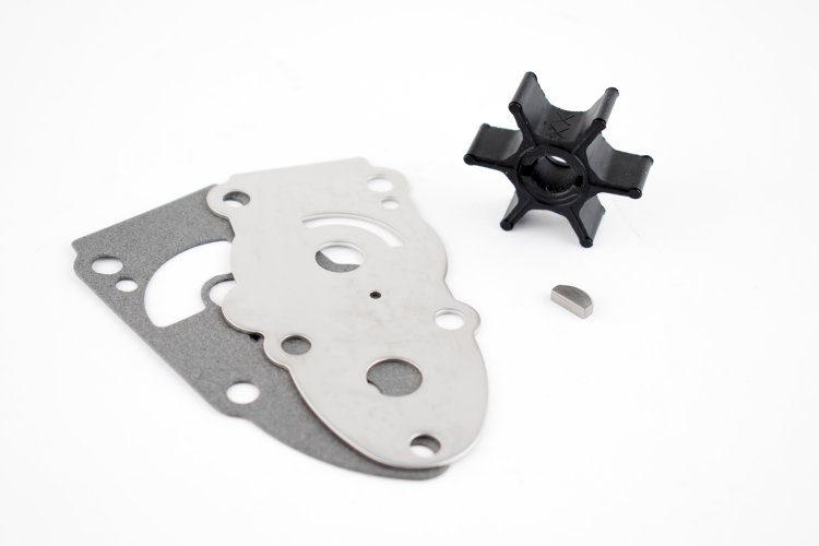 WSM MAR Water Impeller Parts Water Pump Service Kit Suzuki 6 / 8 Hp DT - 725-500-02
