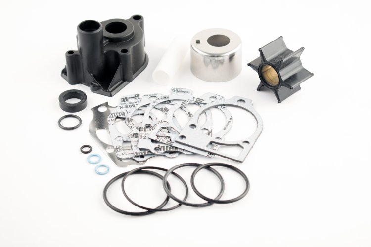WSM MAR Water Impeller Parts Water Pump Kit Complete Mercury / Mercruiser 65 - 225 Hp - 750-157
