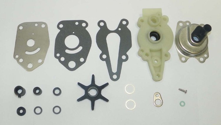 WSM MAR Water Impeller Parts Water Pump Kit Complete Mercury 8 - 15 Hp - 750-216