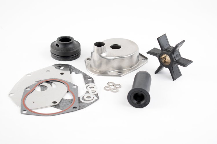WSM MAR Water Impeller Parts Water Pump Kit Complete Mercury / Mariner 30 - 60 Hp - 750-235