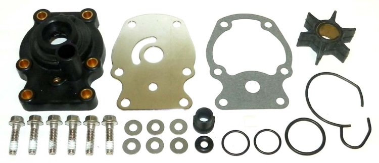 WSM MAR Water Impeller Parts Water Pump Kit Complete Johnson / Evinrude 20 - 35 Hp - 750-250