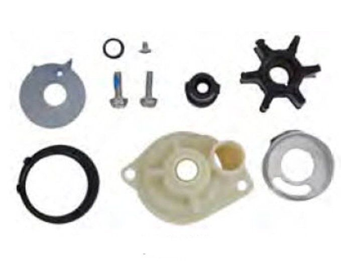 WSM MAR Water Impeller Parts Water Pump Kit Complete Johnson / Evinrude 2 / 4 Hp - 750-405