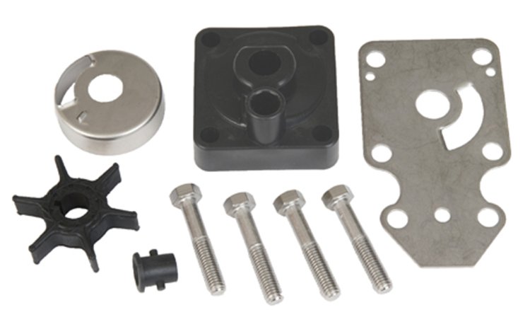 WSM MAR Water Impeller Parts Water Pump Kit Complete Yamaha 6 - 15 Hp - 750-409