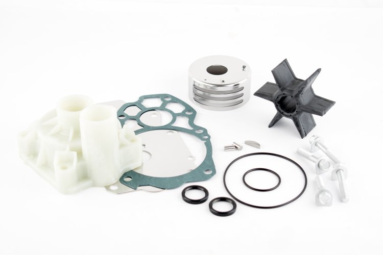 WSM MAR Water Impeller Parts Water Pump Kit Complete Yamaha 200 - 300 Hp 4.2L 4-Stroke - 750-455