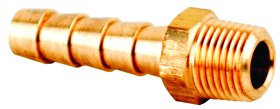 WSM Brass Fittings Hose Barb 1/4'' Hose x 1/8'' Male - COU220C