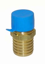 WSM Brass Fittings Hose Barb 1.25'' Hose x 1'' Male - COU220PN