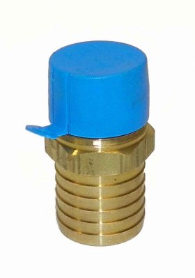 WSM Brass Fittings Hose Barb 1.25'' Hose x 1'' Male - COU220PN