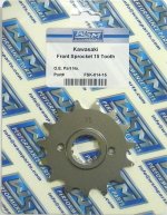 WSM Off Road Sprockets Sprocket Front Kawasaki 250 KLX - FSK-014-15