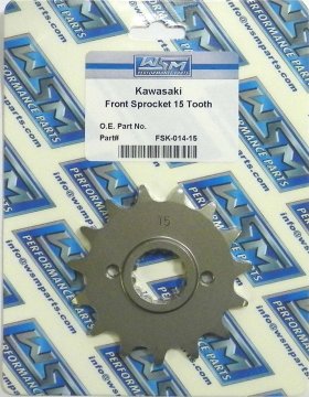 WSM Off Road Sprockets Sprocket Front Kawasaki 250 KLX - FSK-014-15 WSM Off Road Sprockets Sprocket Front Kawasaki 250 KLX - FSK-014-15