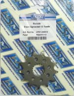 WSM Off Road Sprockets Sprocket Front Suzuki 450 RMX / RMZ - FSS-011-13