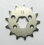 WSM Off Road Sprockets Sprocket Front Kawasaki / Suzuki / Yamaha 80 - 250 - FSY-009-13