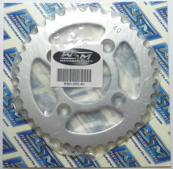 WSM Off Road Sprockets Sprocket Rear Honda 50 CRF-F / XR - RSH-065-40