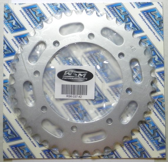 WSM Off Road Sprockets Sprocket Rear Kawasaki 650 KLR 87-18 - RSK-037-42