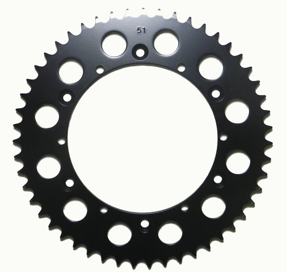 WSM Off Road Sprockets Sprocket Rear Yamaha 100 - 660 - RSY-005-51