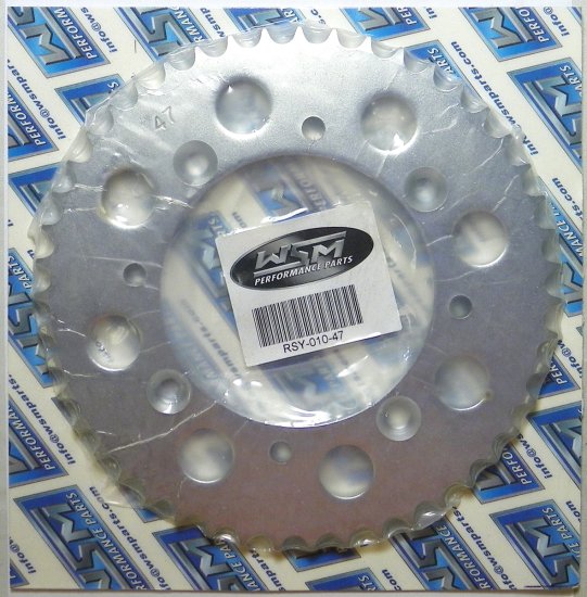 WSM Off Road Sprockets Sprocket Rear Suzuki / Yamaha 80 / 85 - RSY-010-47