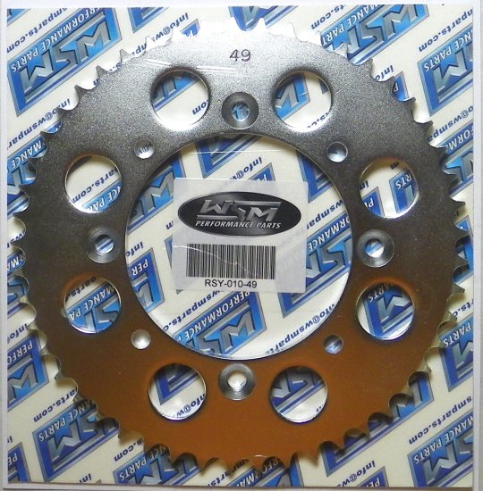 WSM Off Road Sprockets Sprocket Rear Suzuki / Yamaha 80 / 85 - RSY-010-49