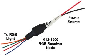 WSM CDI Electronics RGB LED Receiver 2-Wire 4A - K12-1000
