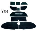 Hydro-Turf Rear Boarding Step Mats Only For Yamaha Sr230, Sx230 & (05-06) Ar230 - Y04R