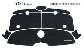 Hydro-Turf Rear Boarding Step Mats Only For (06-09) Yamaha Sr230, Sx230, Ar230, Ar232 - Y06R