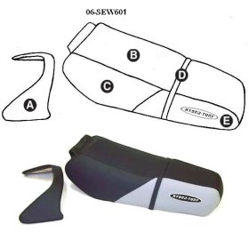 Hydro-Turf Upholstery For Kawasaki Zxi (95-97) Seat + Cowling