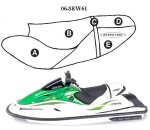 Hydro-Turf Upholstery For Kawasaki Ultra 130-150 Seat + Handlebar Cover