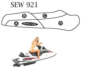 Hydro-Turf Upholstery For Polaris Slxh (98) Seat Cover