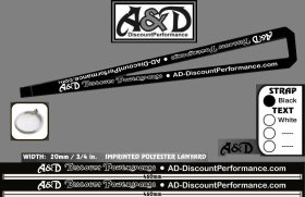 A&D Discount Performance Key Lanyard