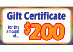 $200 Dollar A&D Gift Certificate