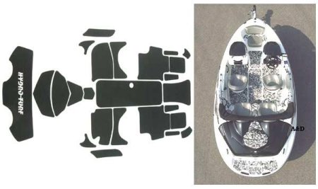 Hydro Turf Mat Kit For Sea-Doo (00-03) Speedster & (04) Speedster 160 - SD12
