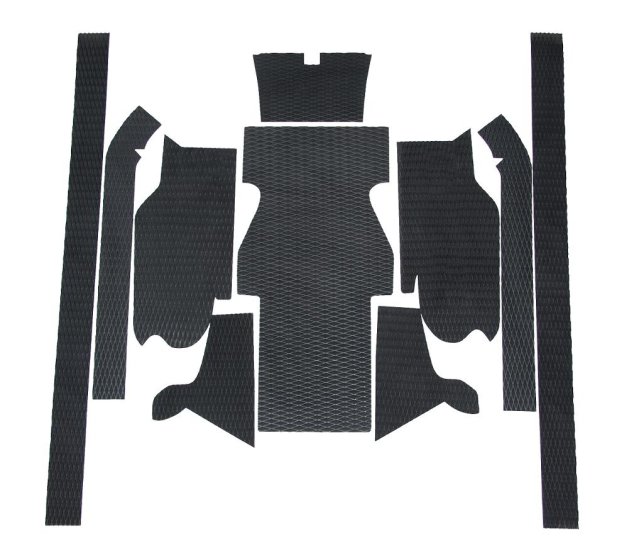 Hydro Turf Mats For Superjet (96-12) Mats For Use With "Kicker" Footholds - HT751BF