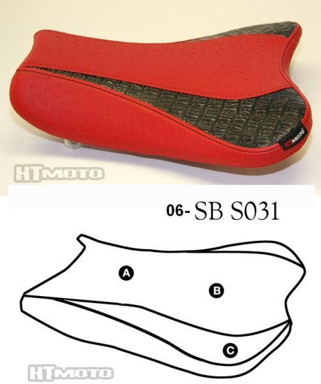 Htmoto Seat Cover Streetbike Suzuki (05-06) Gsx-R 1000 "Front O