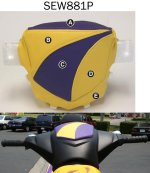 Hydro-Turf Chin Pad Upholstery For Sea-Doo Gtx (07-09) & Rxp (0