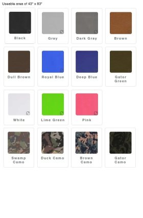 Hydro-Turf Pwc + Boating Sheet Flat 47" X 86" - SHT86F