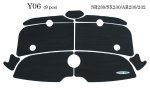 Hydro-Turf Rear Boarding Step Mats Only For (06-09) Yamaha Sr230, Sx230, Ar230, Ar232 - Y06R
