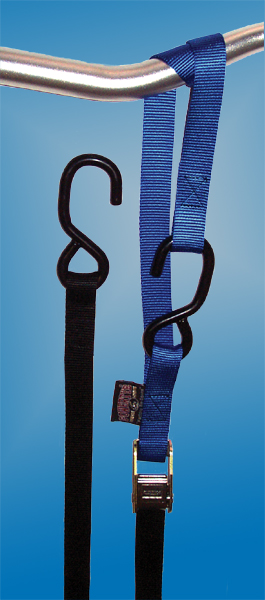 Soft-Tye Tie-Down With Secure Hooks