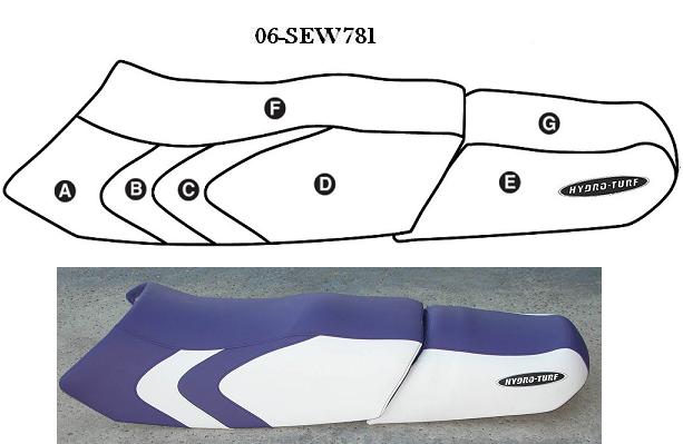 Hydro-Turf Upholstery For Yamaha Waveventure (97-98) Seat Cover