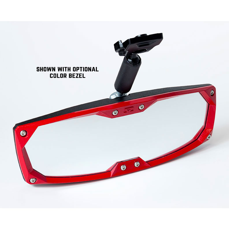 Seizmik Halo-R Rearview Mirror With Abs Bezel ? 1.625" And 1.5" Round Tube Rops With Shims