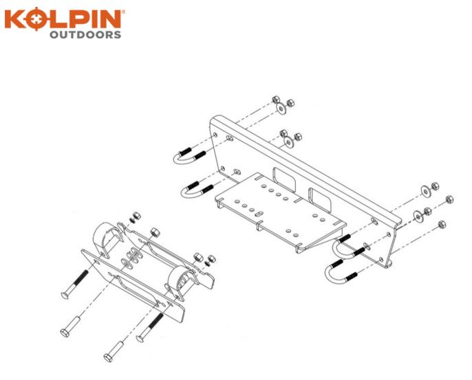 Kolpin Cycle Country Winch Mount - Honda? Big Red (2009-2013)